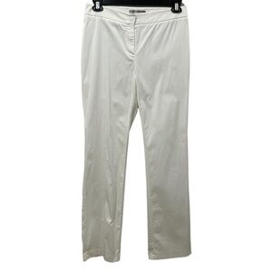 MAXMARA SOLID WHITE TROUSERS